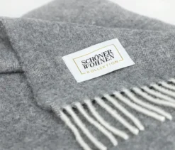 SCHÖNER WOHNEN-Kollektion Wohndecke »FACT«, hellgrau