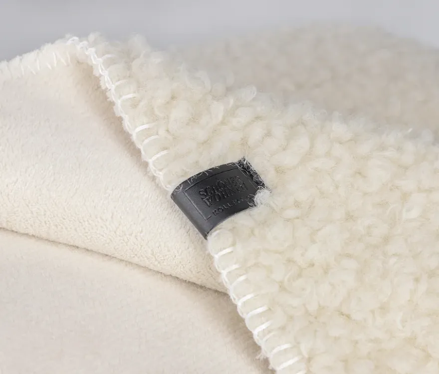 SCHÖNER WOHNEN-Kollektion Wohndecke »TEDDY«, offwhite