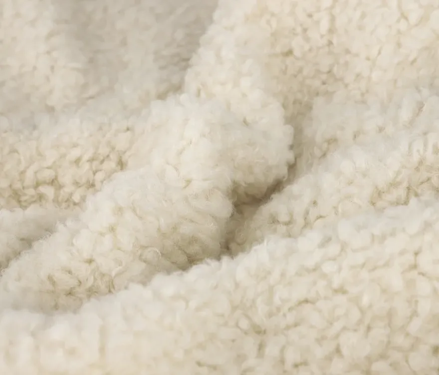 SCHÖNER WOHNEN-Kollektion Wohndecke »TEDDY«, offwhite