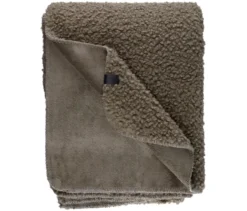 SCHÖNER WOHNEN-Kollektion Wohndecke »TEDDY«, taupe