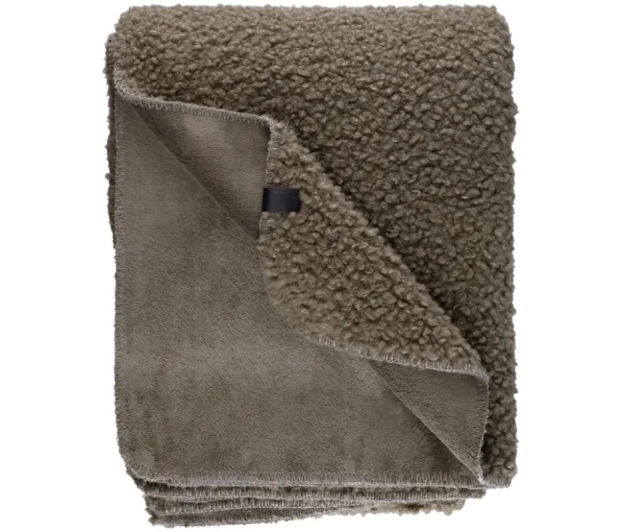SCHÖNER WOHNEN-Kollektion Wohndecke »TEDDY«, taupe