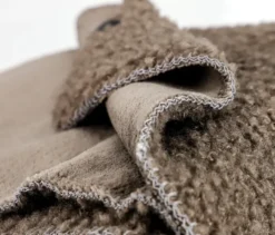 SCHÖNER WOHNEN-Kollektion Wohndecke »TEDDY«, taupe