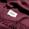 SCHÖNER WOHNEN-Kollektion Wohndecke »BASICS«, pflaume
