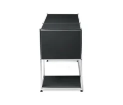 Schreibtisch Metall »CN3« mit Klapptür, schwarz