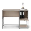 Schreibtisch Metall »CN3« mit Klappenfach, taupe