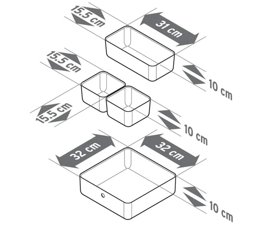 4 Schubladen-Organizer