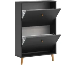 Schuhschrank »Bjarne«, 2 Klappen, anthrazit