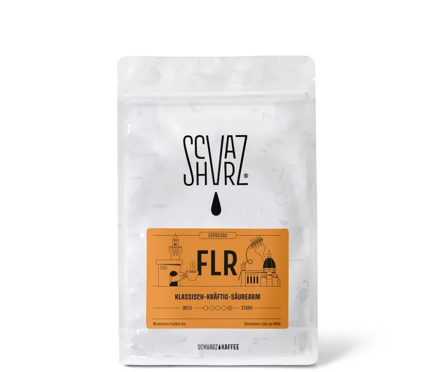 Schvarz - FLR Espresso - 350 g Ganze Bohne