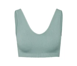 Seamless-Bustier, aqua