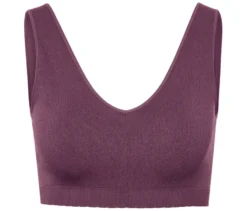 Seamless-Bustier, aubergine