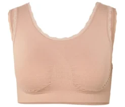 Seamless-Bustier, beige