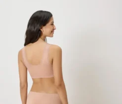 Seamless-Bustier, beige