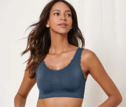 Seamless-Bustier, blau
