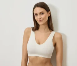 Seamless-Bustier, creme