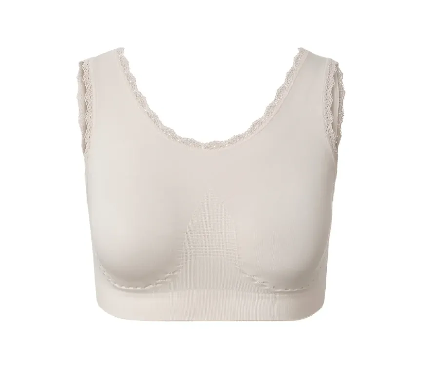 Seamless-Bustier, creme