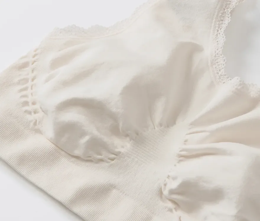 Seamless-Bustier, creme
