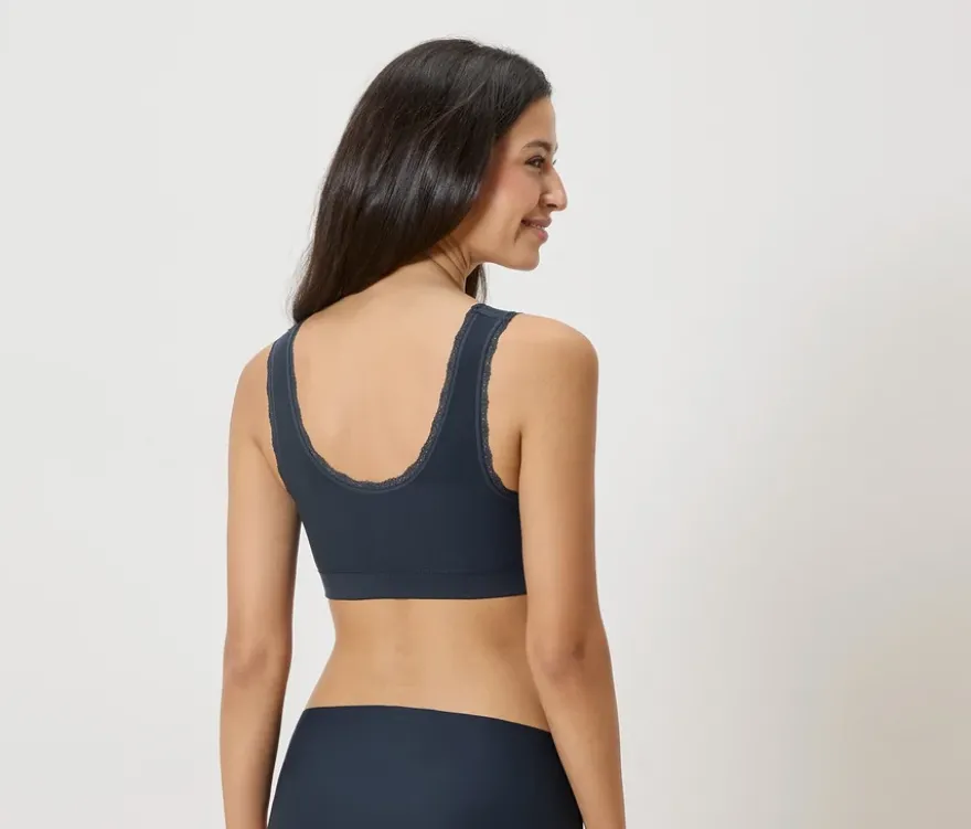 Seamless-Bustier, dunkelblau