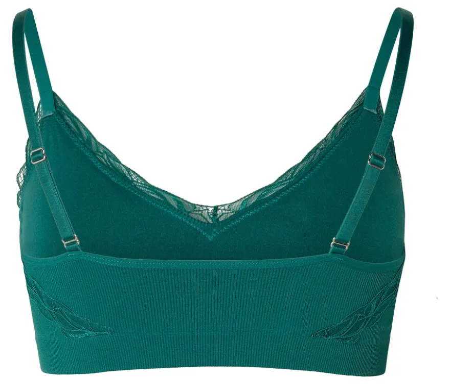 Seamless-Bustier, dunkelgrün