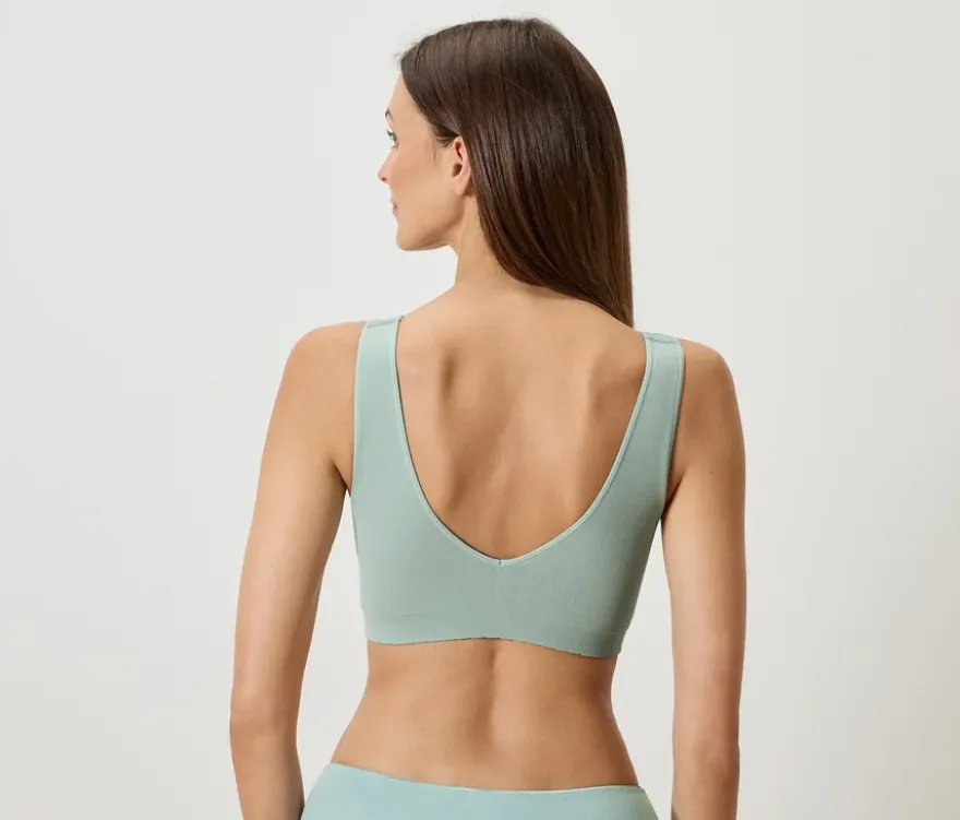 Seamless-Bustier, jade