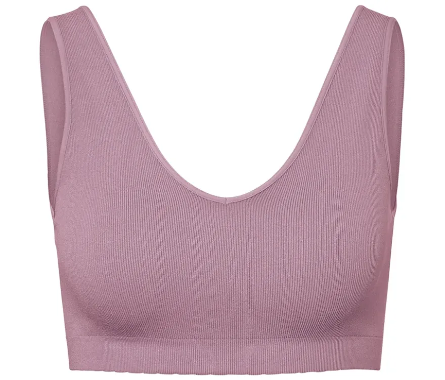 Seamless-Bustier, mauve