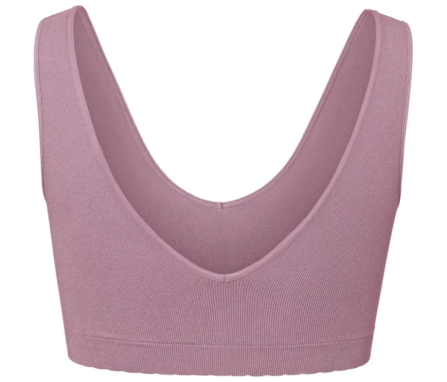 Seamless-Bustier, mauve