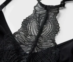 Seamless-Bustier mit Spitze