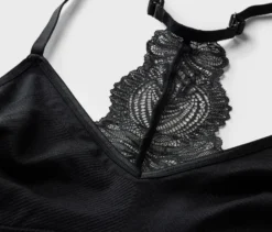 Seamless-Bustier mit Spitze
