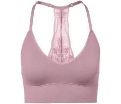 Seamless-Bustier mit Spitze