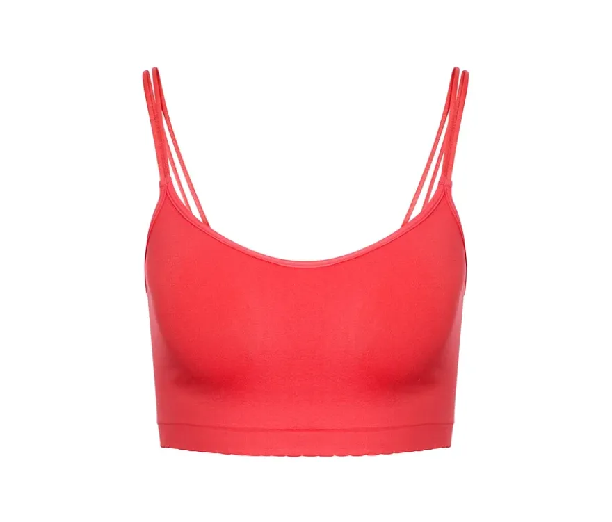 Seamless-Bustier mit Spitze