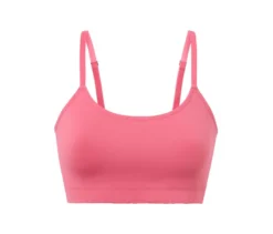 Seamless-Bustier mit Spitze, pink