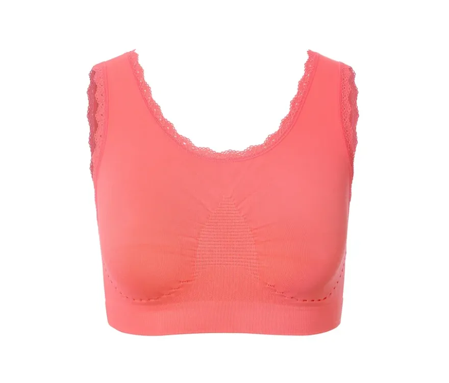Seamless-Bustier, papaya