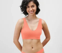 Seamless-Bustier, papaya