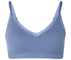 Seamless-Bustier, rauchblau