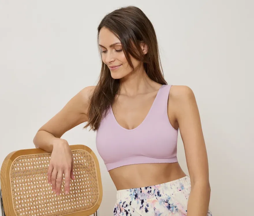 Seamless-Bustier, rosa