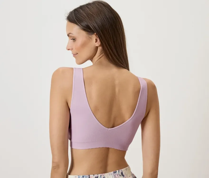 Seamless-Bustier, rosa