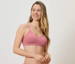 Seamless-Bustier, rosenholz