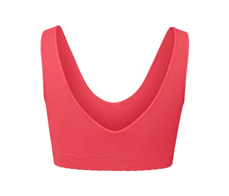 Seamless-Bustier, rot