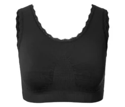 Seamless-Bustier, schwarz