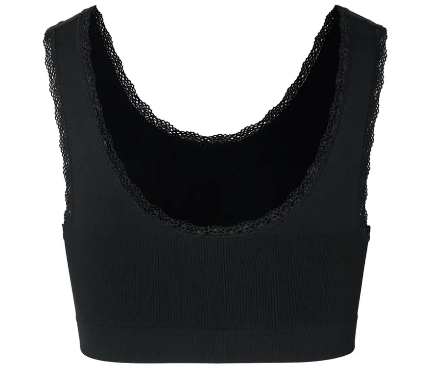 Seamless-Bustier, schwarz
