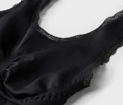 Seamless-Bustier, schwarz