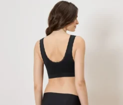 Seamless-Bustier, schwarz