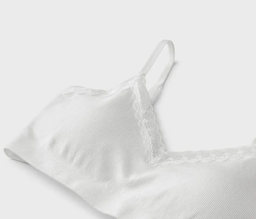 Seamless-Bustier, weiß