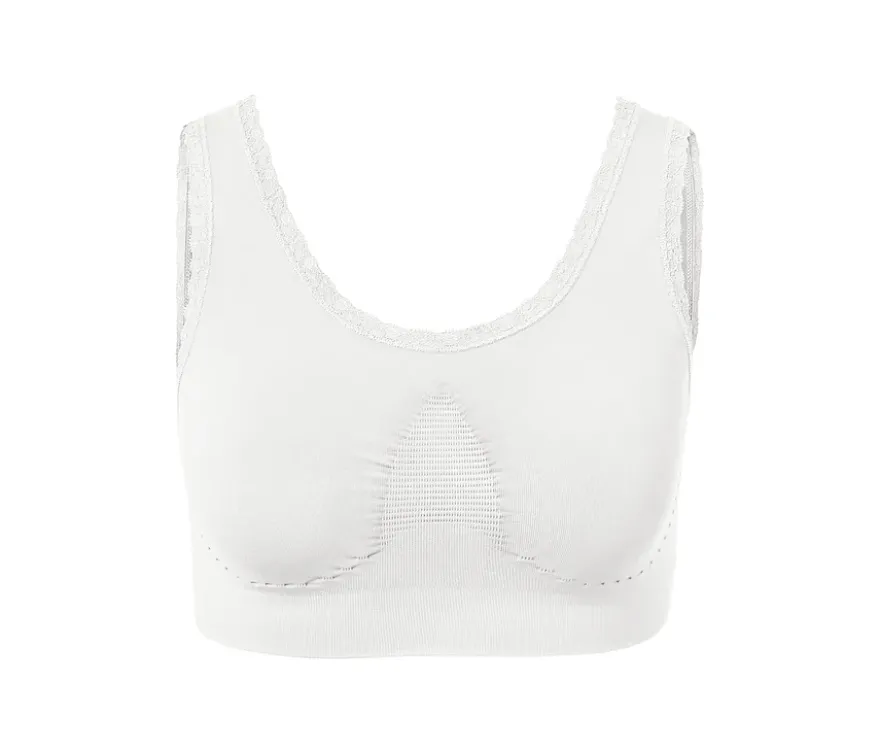 Seamless-Bustier, weiß