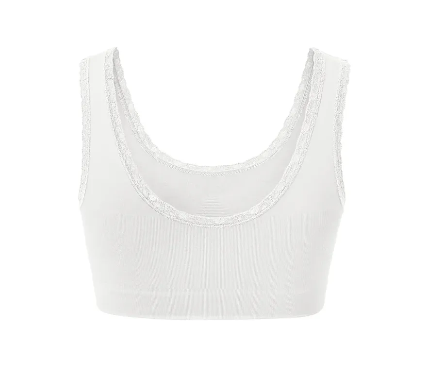 Seamless-Bustier, weiß
