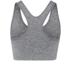 Seamless-Sport-BH, grau meliert