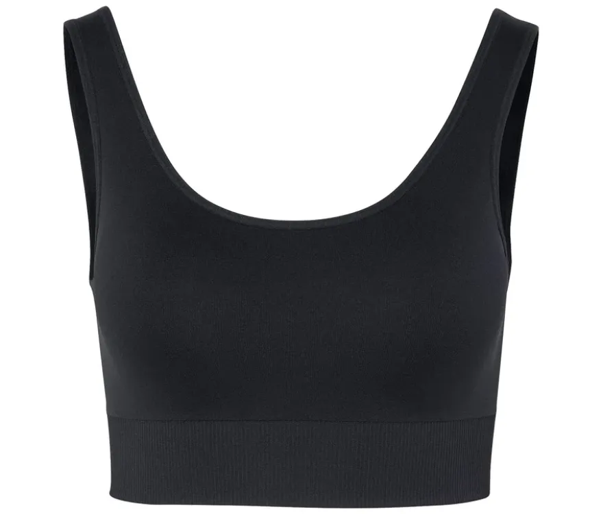 Seamless-Sport-BH, schwarz