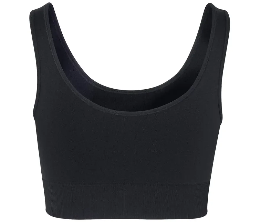 Seamless-Sport-BH, schwarz