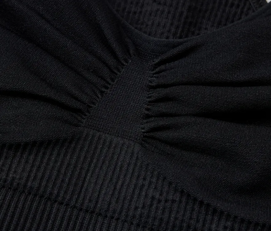 Seamless-Sport-BH, schwarz