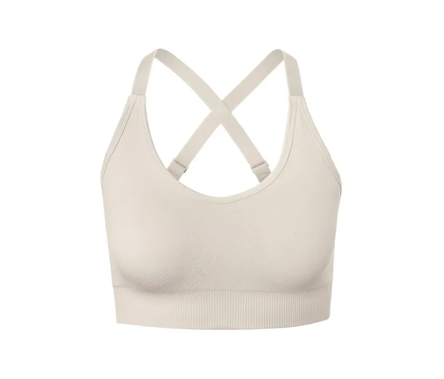 Seamless-Sportbustier, offwhite