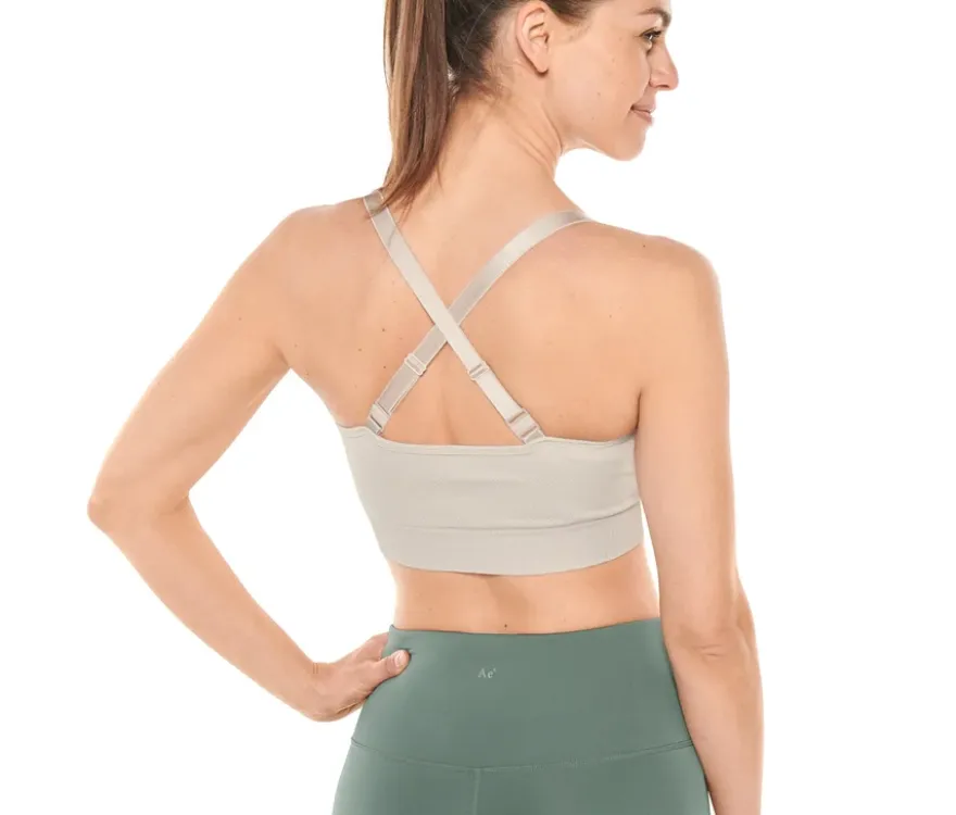 Seamless-Sportbustier, offwhite